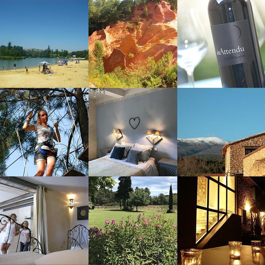 Mas Boudeissoun - Coeur De Cerise - Baignade A 600 M Villa Mormoiron ภายนอก รูปภาพ